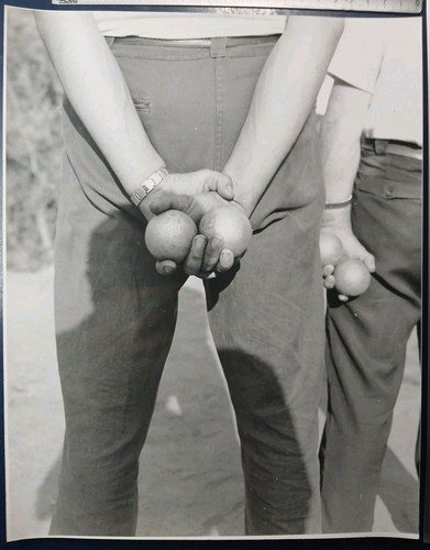 Partie pétanque 1960 sud - de,