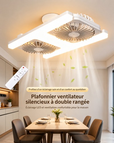 Ventilateur plafond led - plafond,