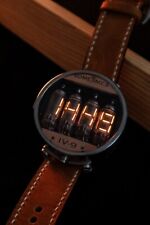 Nixie Tube Watch Numitron rare tubes IV9 model 4 tubes. Without wooden case.