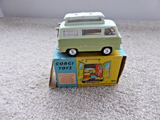  Corgi Toys 420 Ford Thames Airborne Caravan Green With Original Box