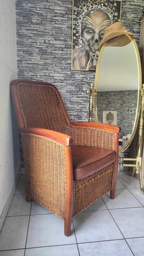 Fauteuil rotin osier - fauteuil, et
