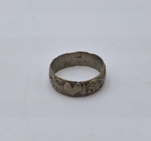 Bague ancienne argent motif - bague,