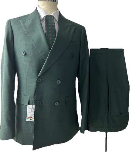 Abito homme doppiopetto vert - abito,
