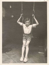 OLD CHILD PICTURE ON HIS SWING