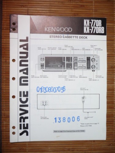 Manuel service kenwood - de,
