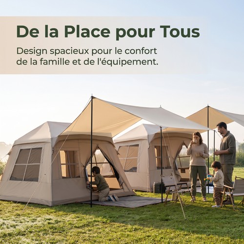 Tente gonflable familiale - , 4