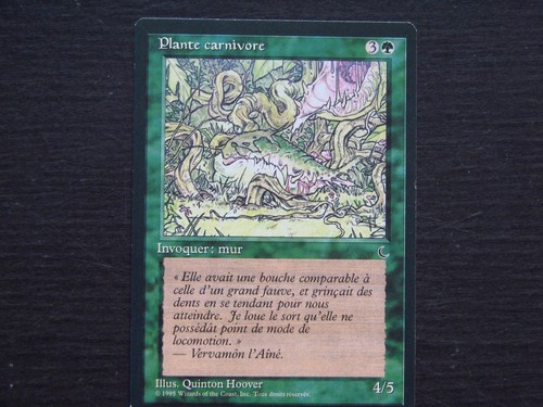 Plante carnivore carte mtg - carnivore, :