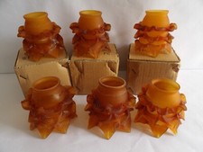 Lot de 6 Tulipes en verre