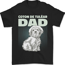 Coton de Tulear Dad Dog Mens T-Shirt 100% Cotton