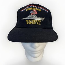 USS Fitzgerald DDG 62 OCT 1995 Adjustable Strap Cap Hat USA RARE Logo Colors VTG
