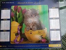calendrier almanach des postes
