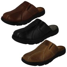 Mules En Cuir Casual Pour Hommes Hush Puppies 'Carson Mule Sandal'