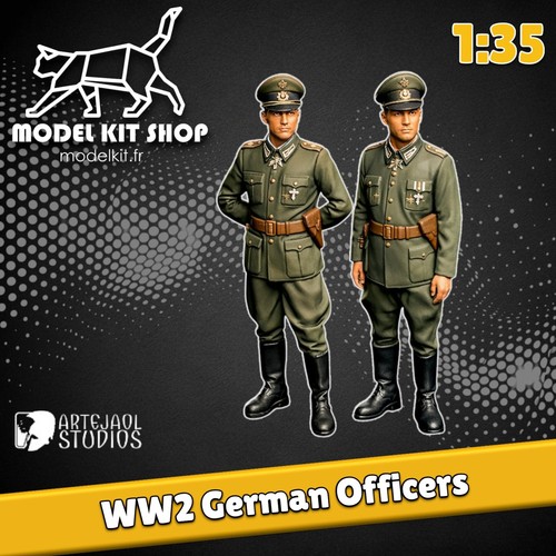 Figurines ww2 officiers - 1:35,