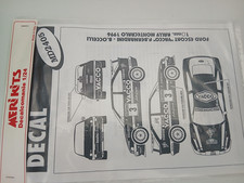 1:24 decals Ford Escort