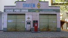 Façade Garage Saviem 1/43°