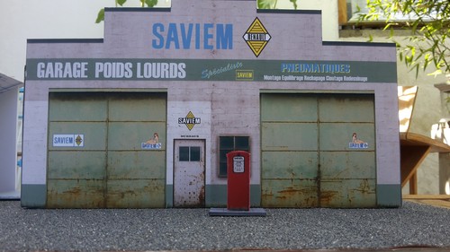 Façade garage saviem - façade,
