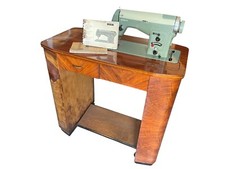 Machine à coudre vintage BORLETTI 1102 super automatique avec meuble en bois