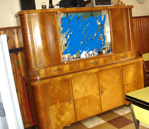 Ancien buffet cuisine - ancien, de