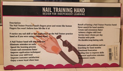 Nail practice hand trainer - hand,