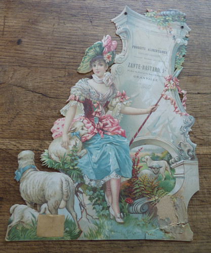 Rare publicité cartonnée - rare,