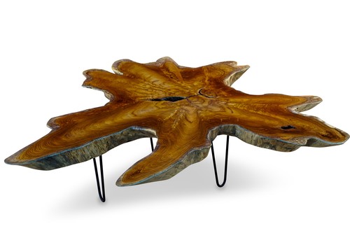 Table basse teck bois - basse,