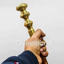 Canne de collection pliable en bois de style victorien manche en laiton pour ...