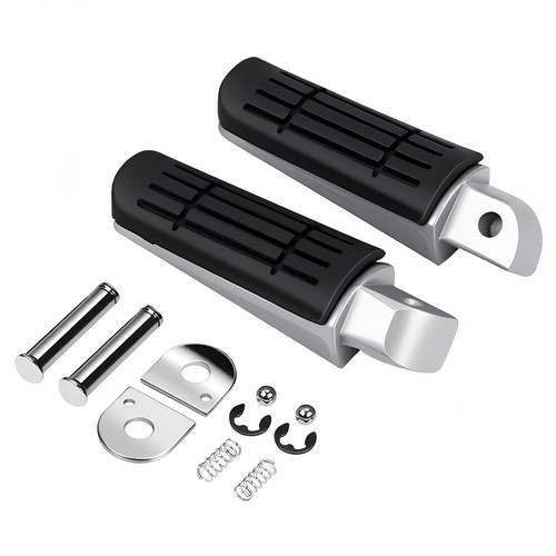 Rear aluminum foot pegs black - rear,