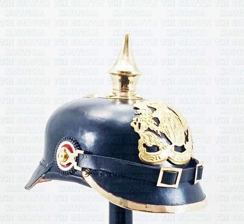 Casque pointes cuir - pointes, en