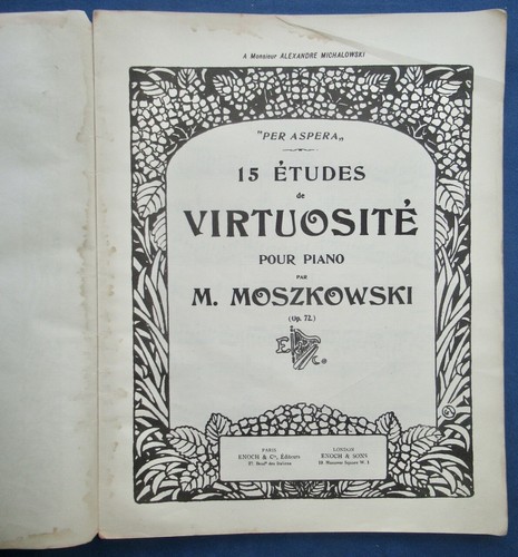 Moszkowski opus partition - moszkowski,