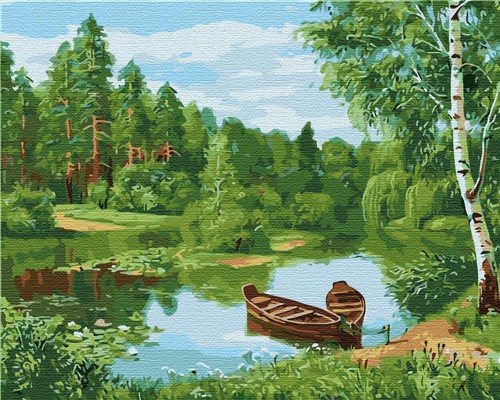 Peinture par numéros - , avec