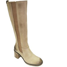 KICKERS Bottes femme KILFO  femme cuir nubuck beige vieilli taille 37