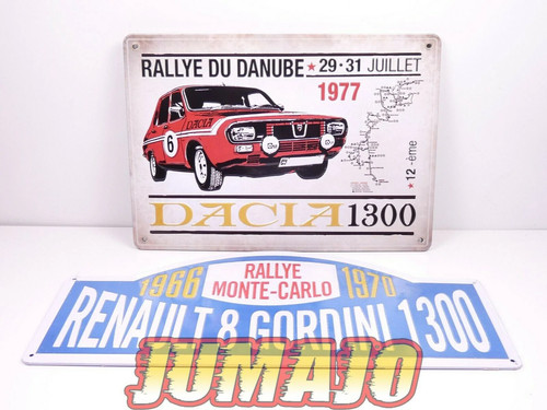 Lot plaques renault 8 - renault, 12