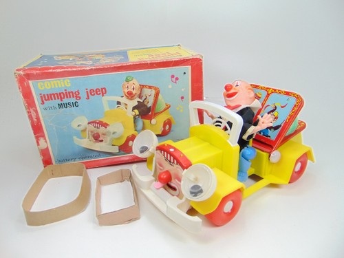 Comic jumping jeep trade mark - trade,