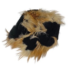 Louis Vuitton Col Foxy Renard Shawl Winter Scarf Fox Brown Women