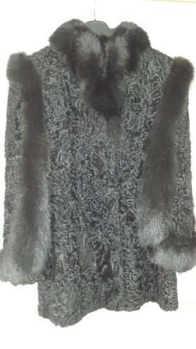 Manteau astrakan et - manteau,