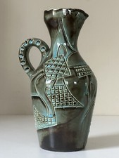Pichet Céramique Vintage Huguette Bessone Vallauris Design Années 60 