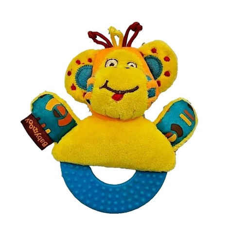 Babymoov singe jaune hochet