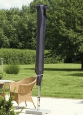 Housse de protection GRISE pour grand parasol Ø250 à 450 cm +oeillets 79333