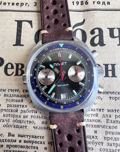 Chronographe poljot 3133 - chronographe,