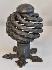 Antique Polished Metal Door Handle Twisted Pull Knob Snap