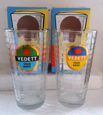 2 verres à bière VEDETT , 33