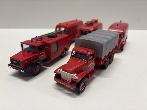 Miniatures pompiers solido - pompiers,