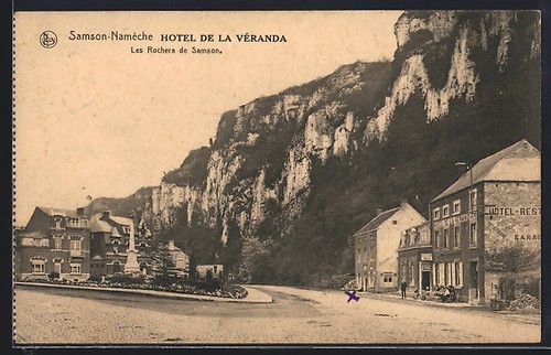 Cpa samson namèche hotel de - hotel,