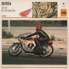 Fiche Moto HONDA 125cm3 RC 149 Grand Prix 1966 Japon