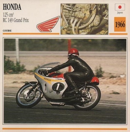 Fiche moto honda 125cm3 - 125cm3, rc