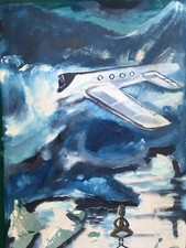 2 Peintures 1980 Huile Sur