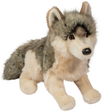 Smoke 16" DLux Wolf Douglas Cuddle Toy Plush Stuffed Animal Gray Timber husky