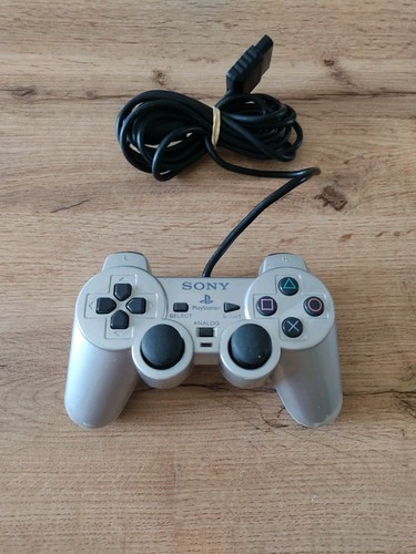 Manette silver playstation 2 - manette,
