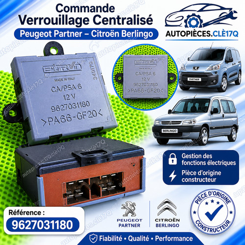 Commande verrouillage - commande,