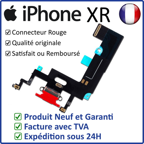 Iphone dock rouge nappe - xr,